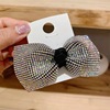 Shiny hairgrip with bow, hairpin, hairpins, hair accessory, Korean style