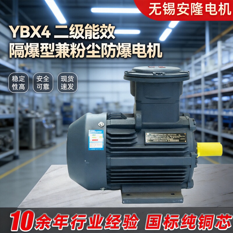 Ybx4 Secondary Energy-Efficiency Industrial Explosion-Proof and High-Efficiency Dust-Proof Motor with Pure Copper Core Three-Phase Asynchronous Motor Ybx4 Secondary Energy-Efficiency Industrial Explosion-Proof and High-Efficiency Dust-Proof Motor with Pure Copper Core Three-Phase Asynchronous Motor