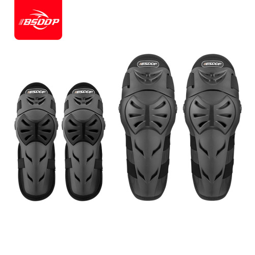 Motorcycle knee pads, summer off-road riding equipment, motorcycle rider knee pads, elbow pads, racing anti-fall four-piece set