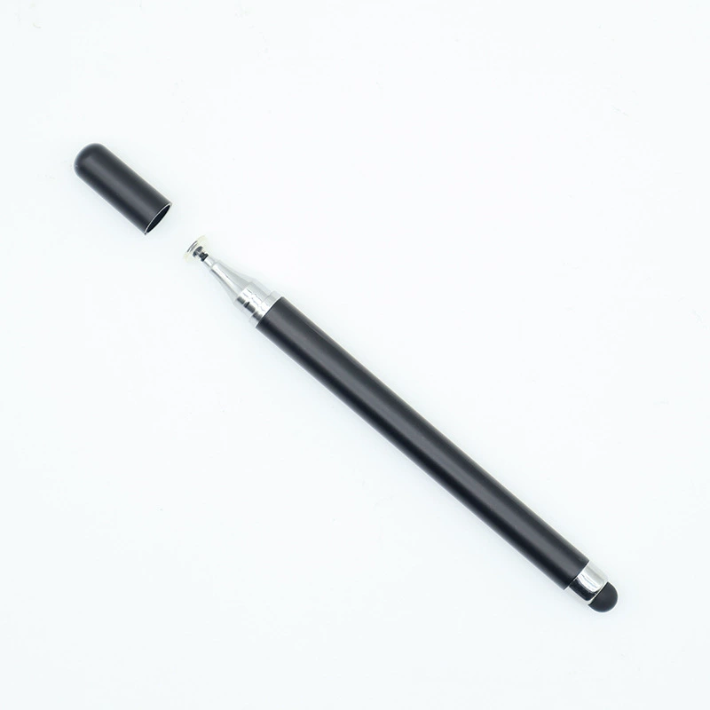 Two-in-One Disc-Tip Capacitive Stylus for iPad & Mobile, Conductive Cloth Head, Precision