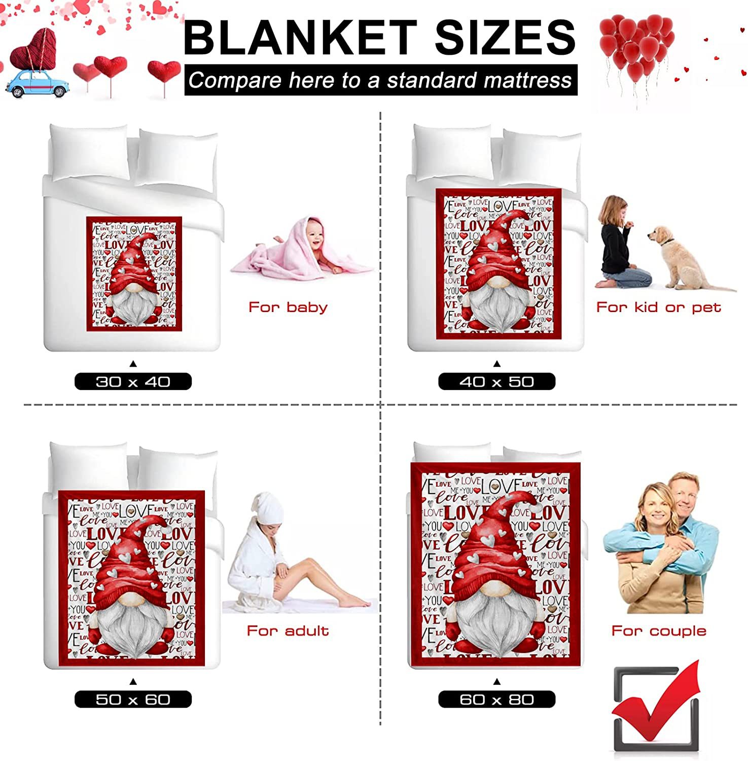 Decke mit Liebesbriefbezug für Sofabettwäsche, ultraweiche Flanelldecke_voghion.com