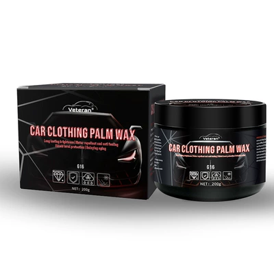 Factory wholesale car solid palm wax car clothing anti-pollution maintenance car wax car paint coating maintenance glazing crystal wax (Car wax) - 200g-palm-wax-set