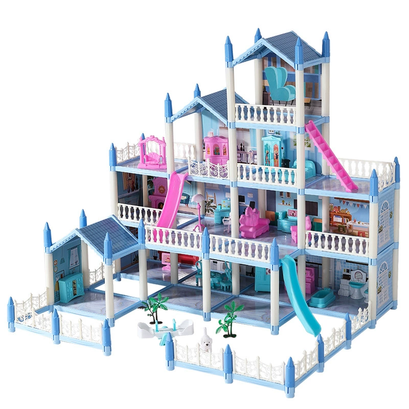 Toy, family castle, villa, set, constructor, house