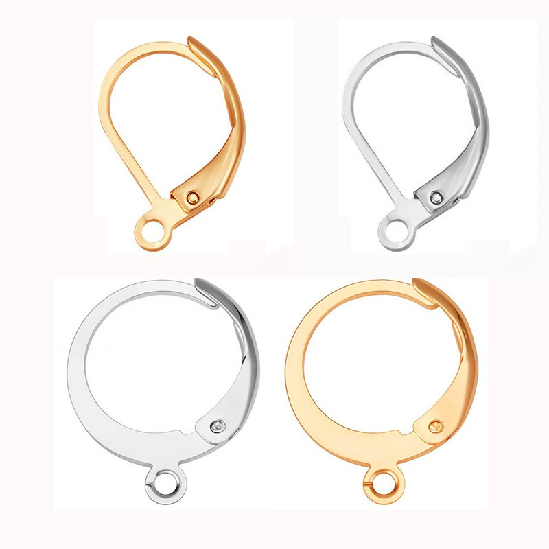 2025 Wenwan Accessories D-Shaped Earrings Cold Style French Ear Hook Accessories DIY Handmade Pearl Earrings Round Earrings 2025 Wenwan Accessories D-Shaped Earrings Cold Style French Ear Hook Accessories DIY Handmade Pearl Earrings Round Earrings