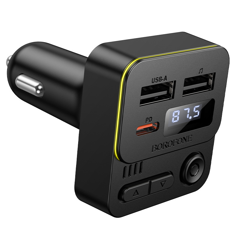 Borofone Bc60 35W(1A1C) Car Bluetooth Fm Transmitter Fast Charging Car Charger Car Mp3