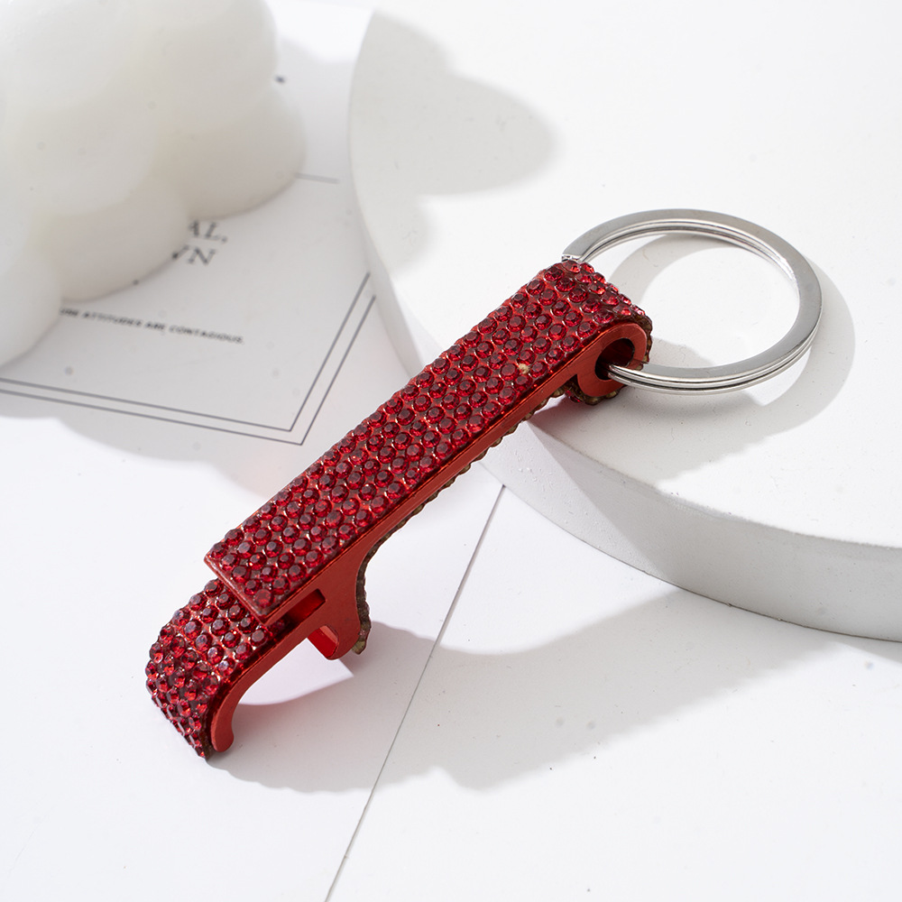 20g Weight Rhinestones Inlay Material Can Openers, Keychain Classification 1 Piece Quantity Daily Occasion Aluminium Alloy Material Geometric Pattern Unisex Gender Classic Style Style 1 Piece Classic Style Geometric Aluminium Alloy Rhinestones Unisex Can Openers Keychain 4