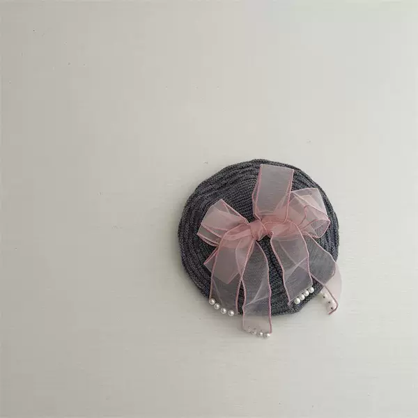 Pearl bow gray