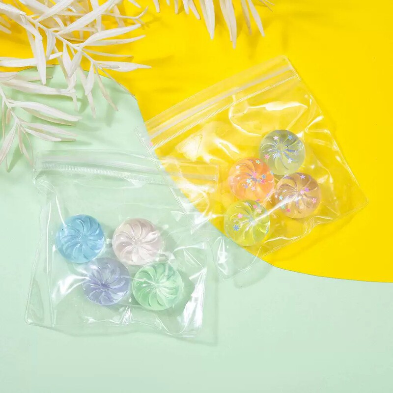 Xiaohongshu-Style Stress-Relief Crystal Bun Children's Squeeze Toy, Fun-Shaped Realistic Mini Dumpling Toy Xiaohongshu-Style Stress-Relief Crystal Bun Children's Squeeze Toy, Fun-Shaped Realistic Mini Dumpling Toy