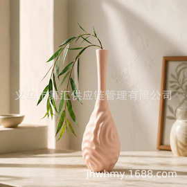 跨境褶皱花器 3D 打印布袋造型花瓶 客厅干花插花陈设工艺品26819