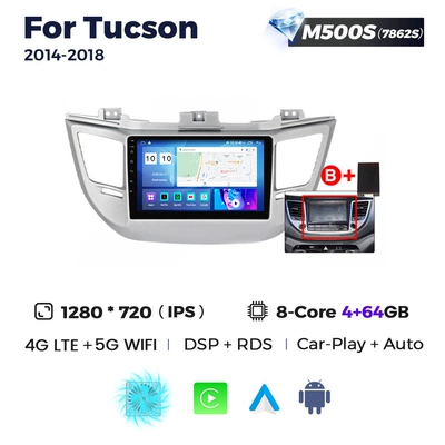 car Android navigator | DVD Navigation - b-m500s-4-64-eight-nuclear-netcom