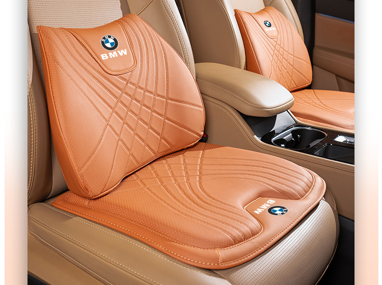 Suitable for Bmw Seat Cushions 7 Series 5 Series 3 Series X5X4X3X2X1 Single Piece Special Lumbar Support Car Interior Decoration Universal for All Seasons