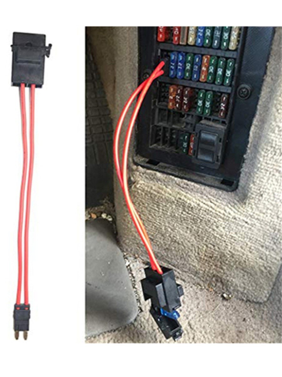 汽车ACC取电器双线 中号小号迷你微型无损保险丝盒取电线延长线