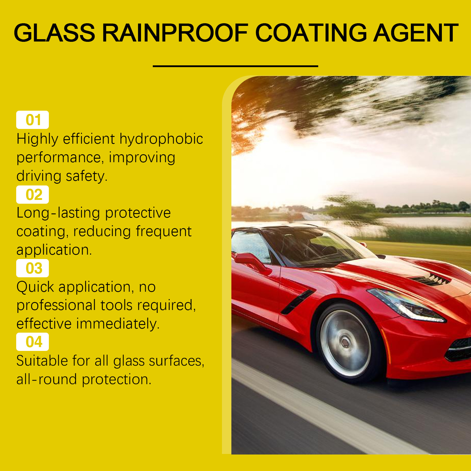 homonth Car Glass Anti-Rain Anti-Fog Cleaning Coating Agent Car Windshield Cleaning Anti-Rain Fog Spray