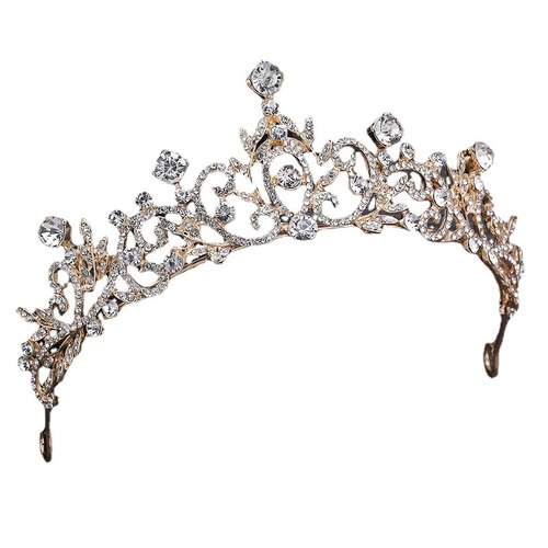 AliExpress Cross-Border Bridal Crown Headpiece Wedding Princess Birthday Rhinestone Mini Crown Hair Accessories Dress Accessories