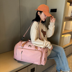 運動旅行健身包2024新款簡約時尚伴侶自在隨心單肩斜挎手提包批發