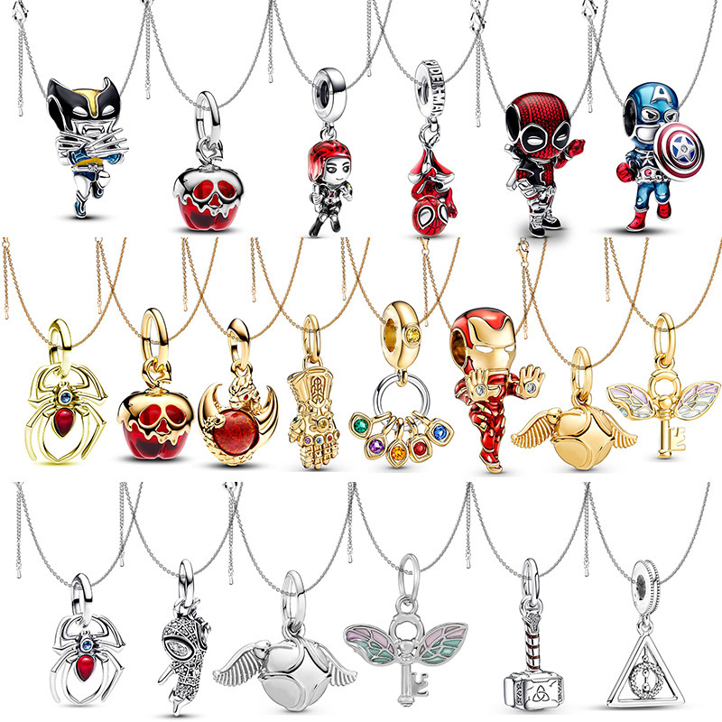 Best-selling Panjia cartoon series necklace beads, charm beads, DIY bracelet and bangle accessories, in stock from the factory Best-selling Panjia cartoon series necklace beads, charm beads, DIY bracelet and bangle accessories, in stock from the factory