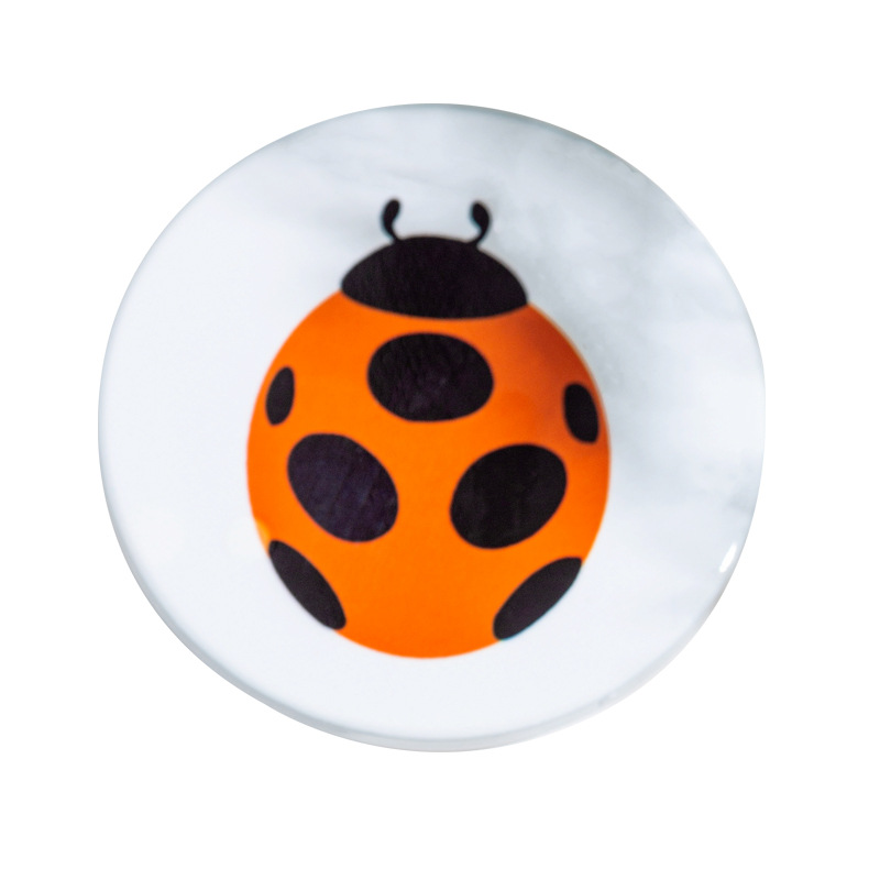 Creativa original de dibujos animados cerámica taza cojín de taza de agua cojín de comedor con patrón de impresión publicitaria LOGO regalos