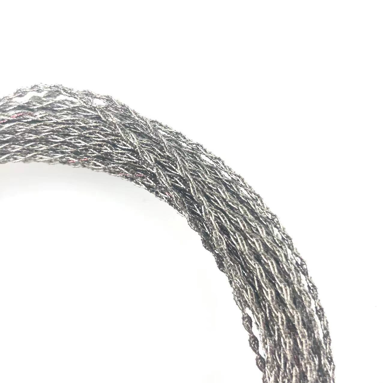 La curva de la supervivencia vio 360 grados de rotación al aire libre Cadena de sierra de alambre herramienta estanque de hierba de corte de la cuerda de sierra 10 M