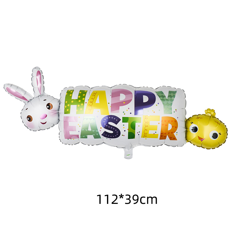 Easter Rabbit Aluminum Film Party Balloons 1 Piece display picture 3