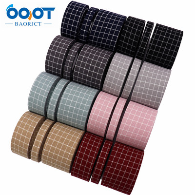 宝通diy发饰材料棉料小方格压条布带diy蝴蝶结手工制造丝带织带|ms