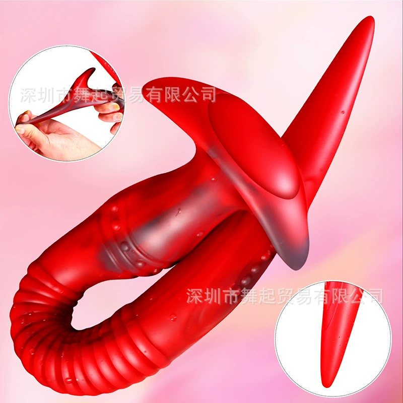 (Cross-border trading), extra-long silicone soft intimate massager