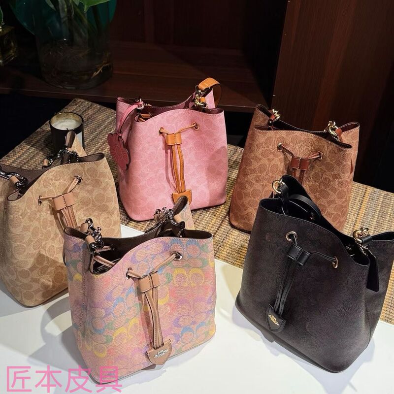26 styles of Kou C's Rowan bucket bag, fortune bucket shoulder and crossbody bag, large-capacity commuter drawstring tote bag, cross-border 26 styles of Kou C's Rowan bucket bag, fortune bucket shoulder and crossbody bag, large-capacity commuter drawstring tote bag, cross-border