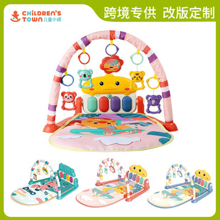 Cross-border hot selling baby pedal toy baby music fitness frame 0-18 months multi-functional pedal piano