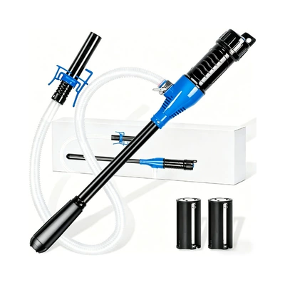 Digər kuzov və aksesuarlar Hose Oil Transfer Pump - blue-electric-oil-pump-battery-compartment-white-box