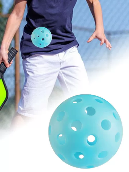 Pickleballs Pickleball 26 Holes 74mm Injection Molding and Rotational Molding One-Piece Porous Pe Hole Ball Tpe