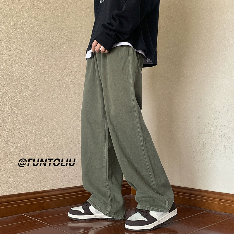 Черные ретро джинсы, брюки с небольшим дизайном,Oversize, тренд сезона