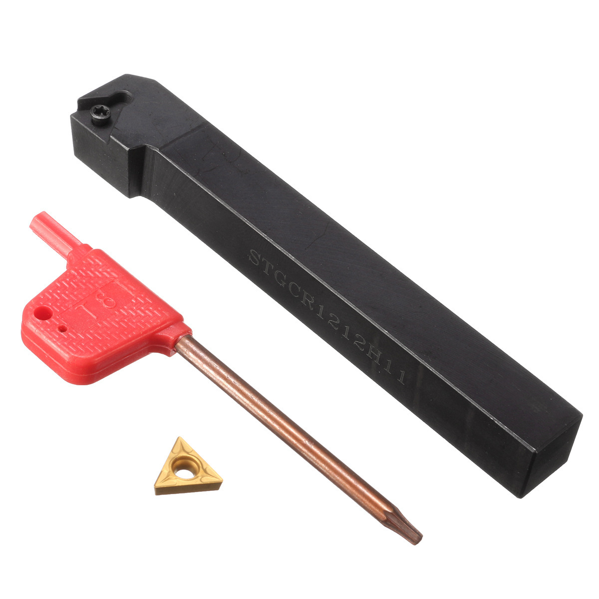 STGCR1212H11 91度外圆数控刀杆镗杆 +1片TCMT1102刀片+扳手