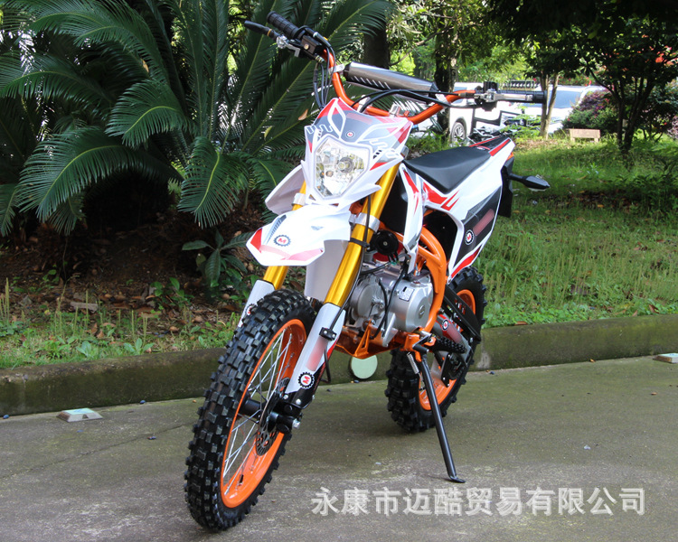 Motorcycle 125Cc Off-Road Mountain Bike, Mid-High Performance Competition Bike, Venue Off-Road Two-Wheel Racing Fuel-Powered Adult Vehicle