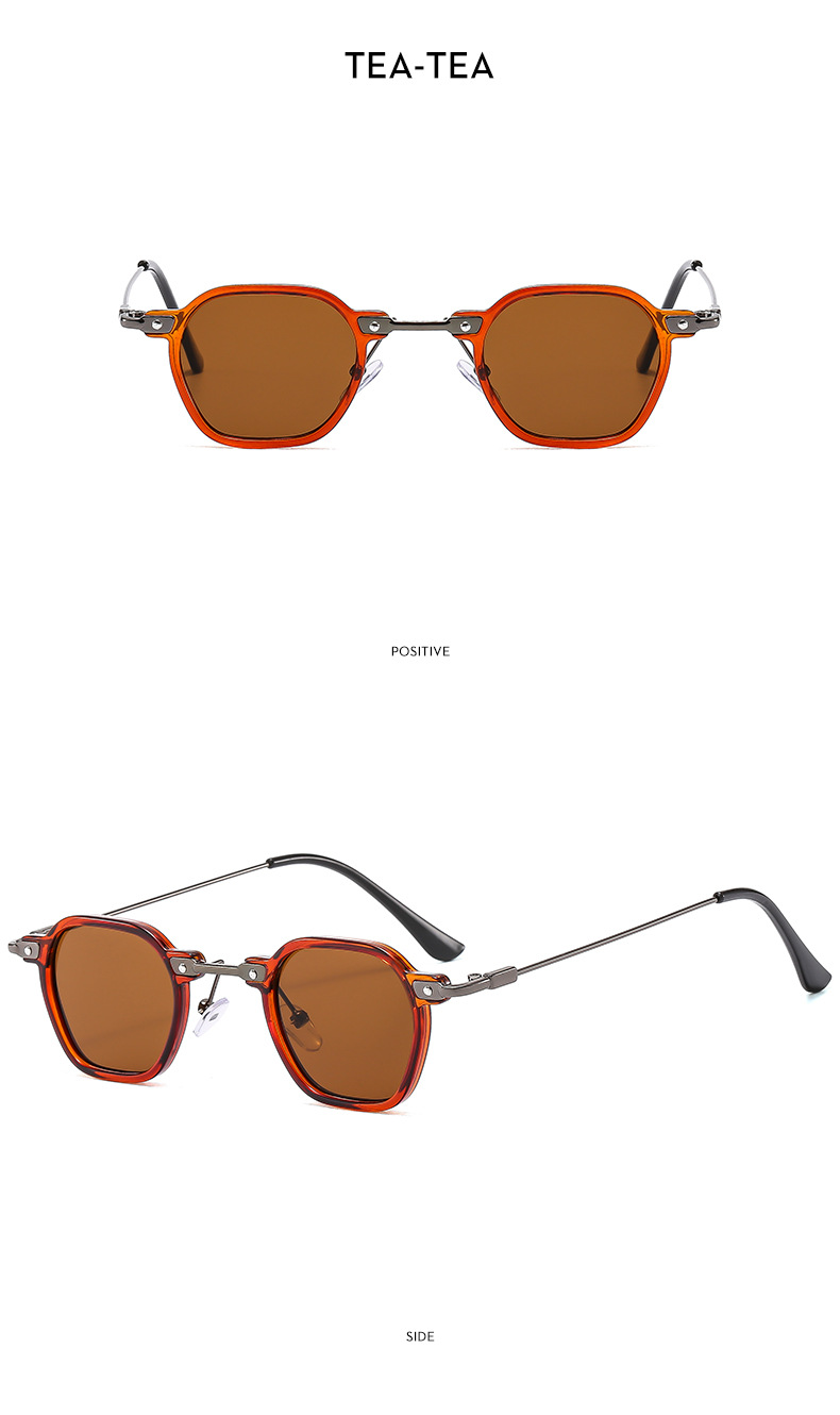 Square Hip-hop Sunglasses For Cycling Men Artistic Small Frame_voghion.com