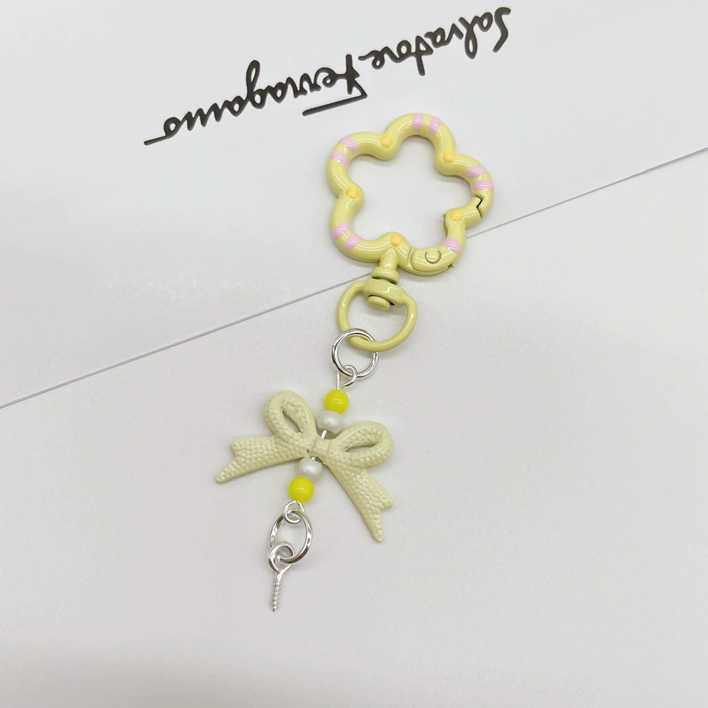 Universal keychain flower-shaped, accessories, flowered, DIY