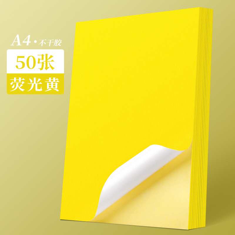 Cherry blossom a4 color adhesivo fluorescente rojo amarillo azul naranja verde mate etiqueta etiqueta adhesiva de color personalizada