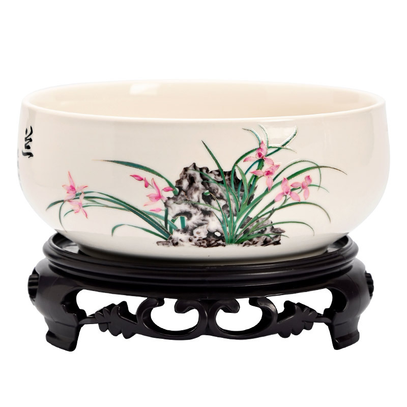 Cuenco de nenúfares, flores de cobre, macetas especiales con paletas, utensilios hidropónicos de cerámica, macetas grandes para el hogar, liquidación al por mayor