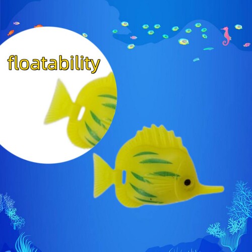 Small fish that can float and swim, fish tank, aquarium decoration, small plastic fish, tropical fish, fake fish, simulated fish