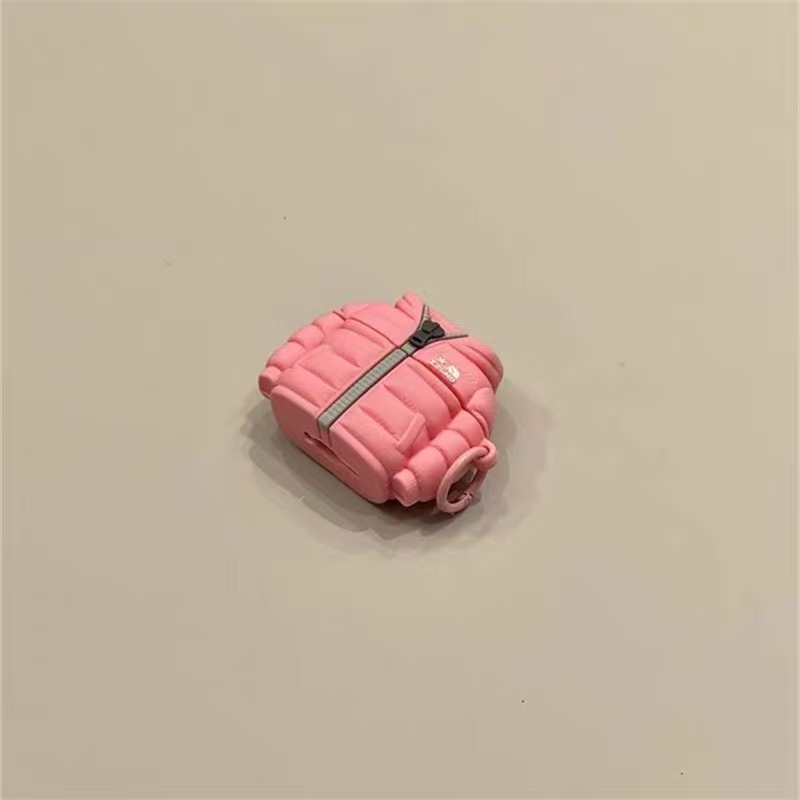 Invierno plumón de silicona auriculares cubierta para Airpods 1 / 2 generación Apple inalámbrico bluetooth cubierta pro3 / 4