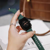 Trend silica gel fashionable watch strap, square watch, simple and elegant design, city style