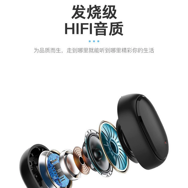 Новые наушники A6S Bluetooth Удобные макаронные мини-спорт шумоподавление внутриканальные стерео беспроводные наушники