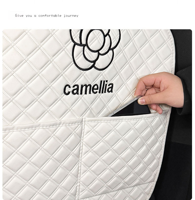 Camellia Car Anti-Kick Mat Universal Rear Seat Backrest Anti-Dirt Protective Mat Car Rear Seat Protection Mat Anti-Scratch Mat