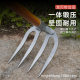 Thickened manganese steel rake rake rake clearing wasteland and weeding hoe agricultural tools four-tooth rake rake wholesale generation