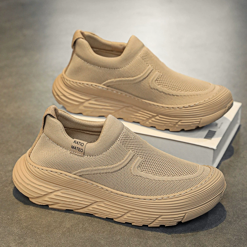 Мужская обувь Лето 2025 новая летающая сетка