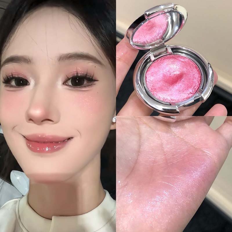 采菁选HERORANGE光影交织高光膏碎钻爆闪珠光闪立体卧蚕提亮高光|undefined