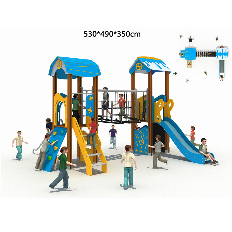 儿童户外大型木质攀爬网架不锈钢滑梯幼儿园小区公园实木游乐设备