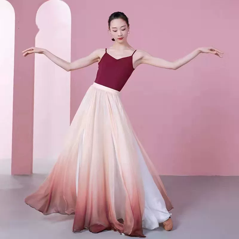 Классическая Танцевальная Одежда для танцев Китайский этнический стиль Танцевальная одежда для тренировок элегантное женское платье Базовая тренировочная одежда для выступлений осень и зима