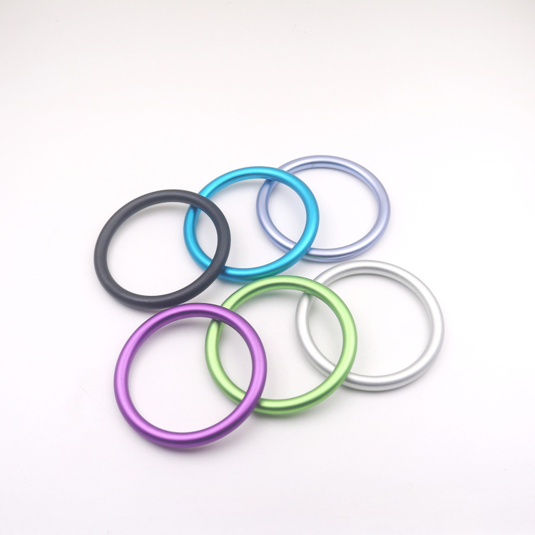 婴儿背带铝吊环 铁圆环 不同规格婴儿背巾圆环无缝无焊接铝环