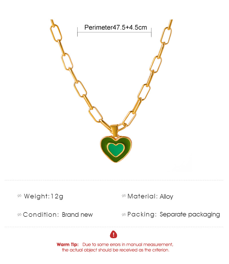 Fashion Double Heart Necklace Wholesale Nihaojewelry display picture 1
