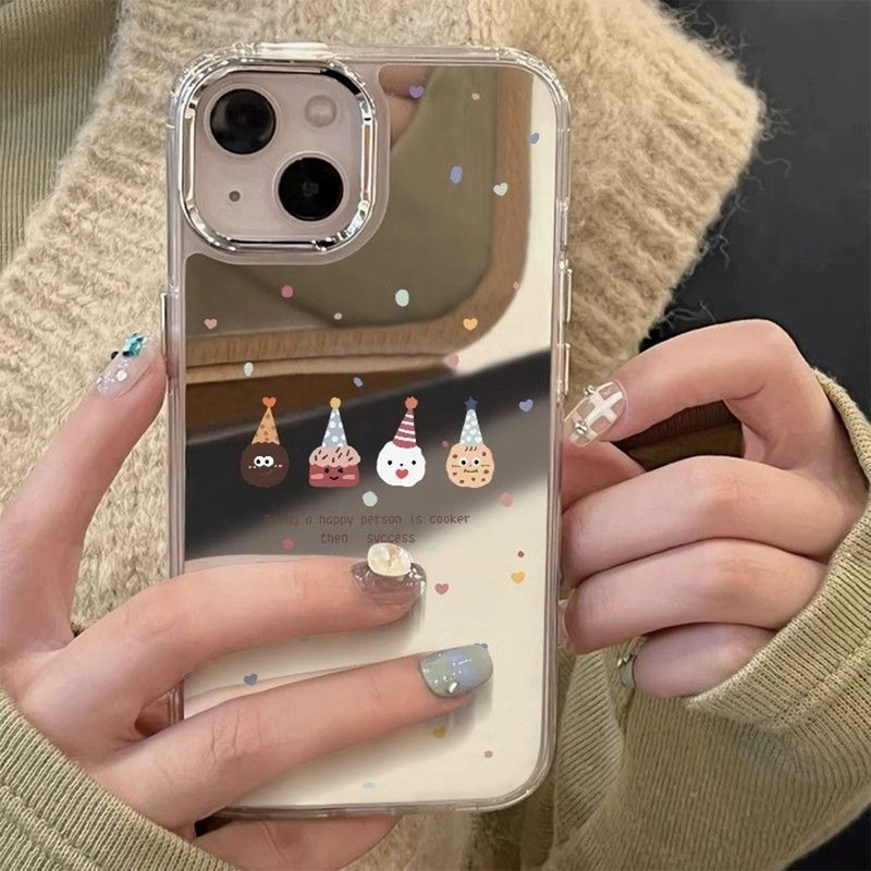 Suitable for Xiaomi 15Pro with Hanging Chain Mirror Mask Mobile Phone Case Mirror Classy Cute Redmi K80Pro Mirror Case