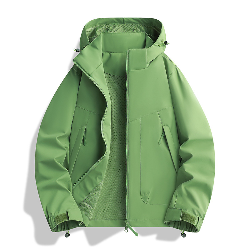 2026 new hard-shell windproof and waterproof jacket for women, suitable for autumn, hiking, and outdoor activities; single-layer hooded jacket for men 2026 new hard-shell windproof and waterproof jacket for women, suitable for autumn, hiking, and outdoor activities; single-layer hooded jacket for men